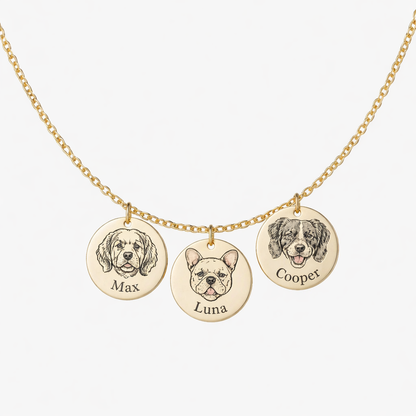 Pet Face Necklace Bundle