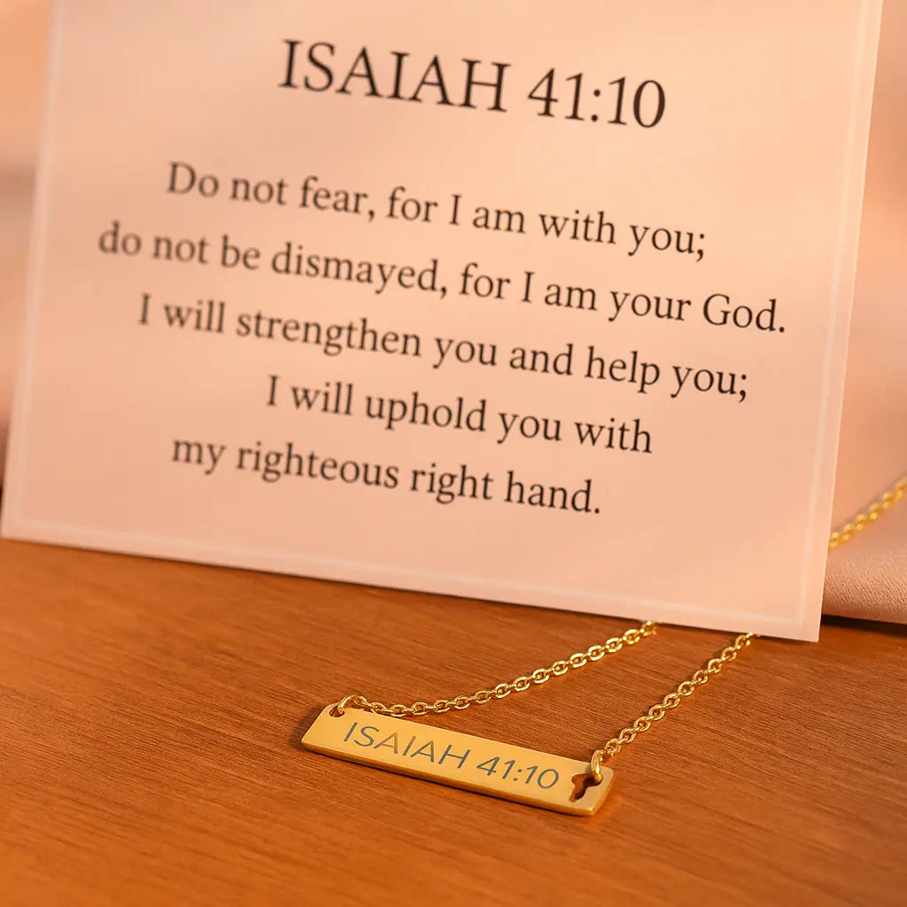 Bible Verse Necklace - Faie Jewels