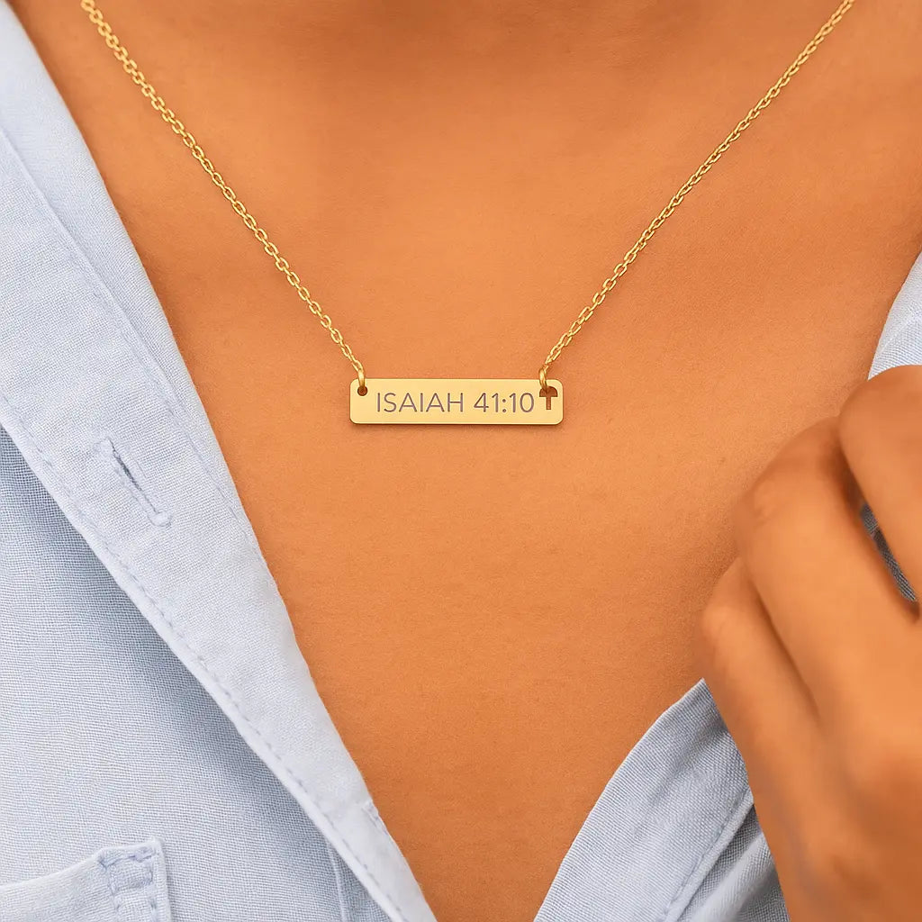 Bible Verse Necklace - Faie Jewels