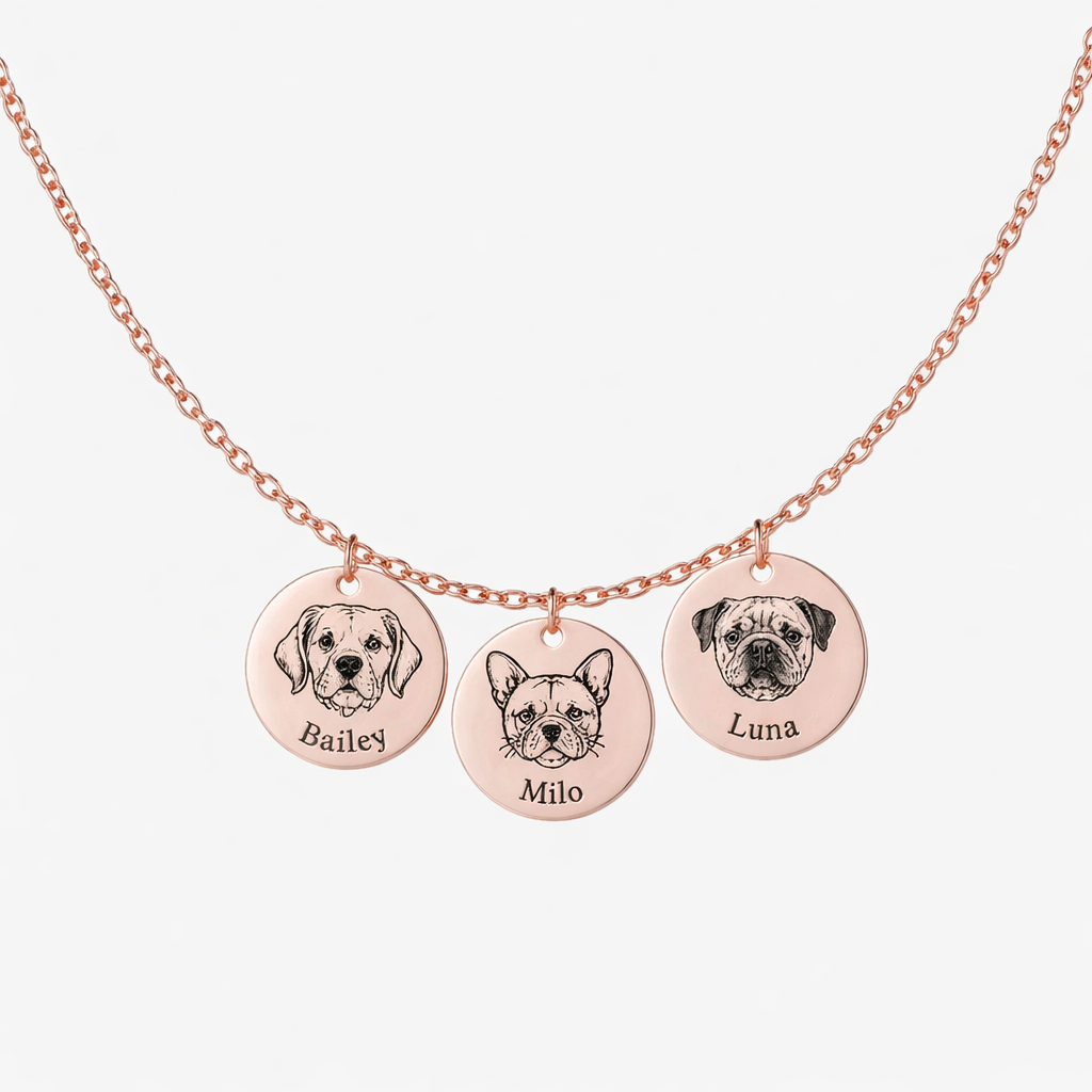 Pet Face Necklace Bundle