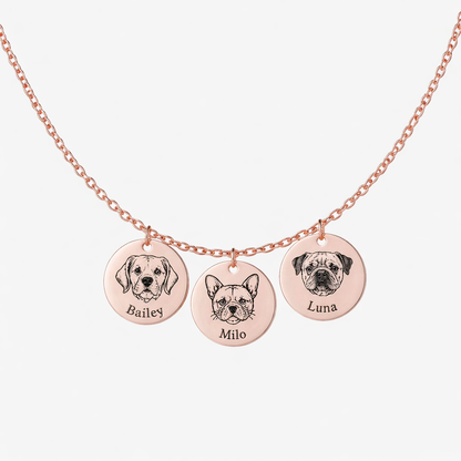 Pet Face Necklace Bundle