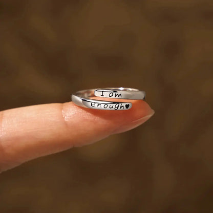For my Daughter - I am Enough Ring - Faie Jewels
