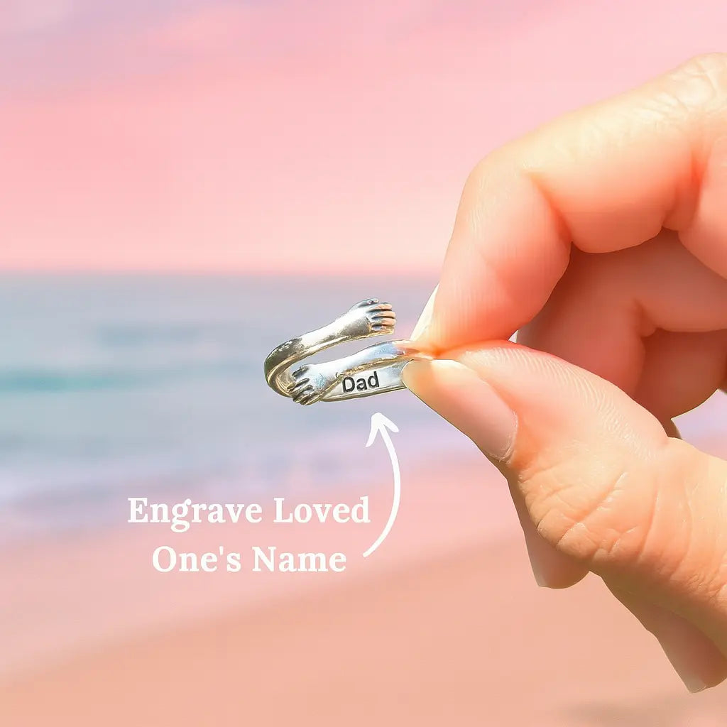 To My Granddaughter - Hug Ring - Faie Jewels