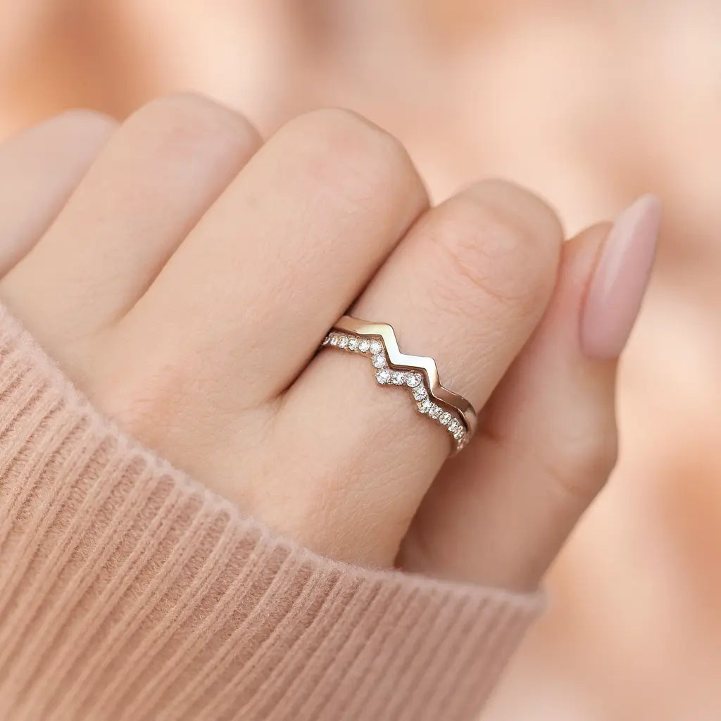 Highs And Lows Ring - Faie Jewels