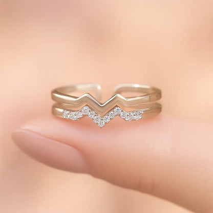 Highs And Lows Ring - Faie Jewels