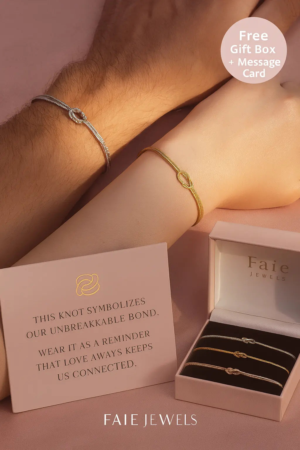 Eternal Bond Knot Bracelet - Faie Jewels