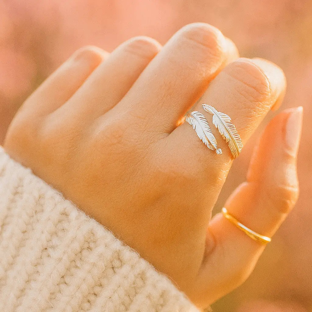 Feather from an Angel Ring - Faie Jewels