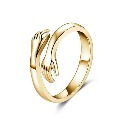 Golden Hug Ring - Faie Jewels