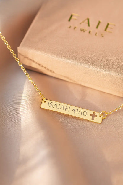 Bible Verse Necklace - Faie Jewels