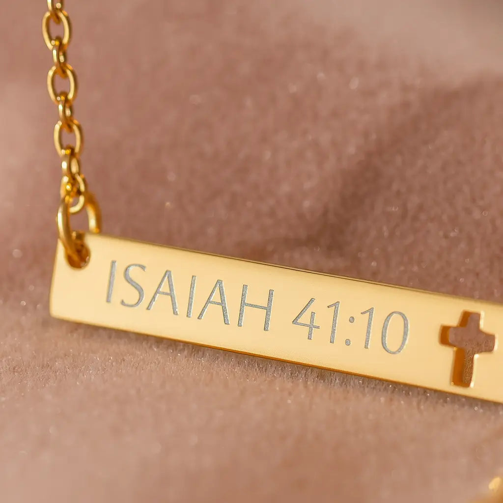 Bible Verse Necklace - Faie Jewels