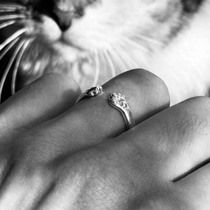 Paw Hug Ring - Faie Jewels
