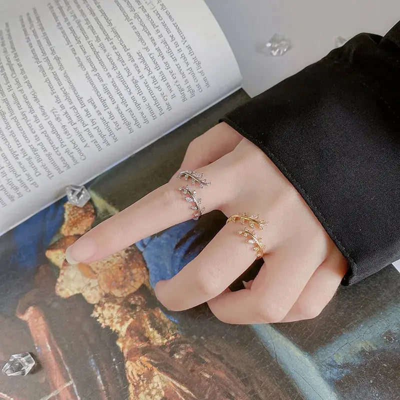 Golden Tree Ring - Faie Jewels