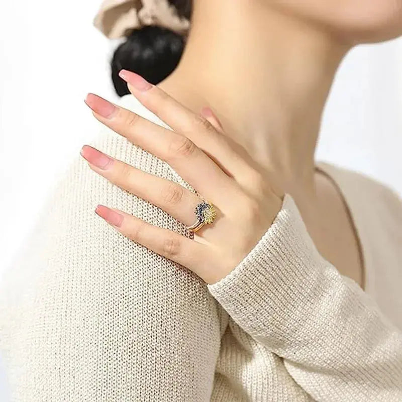 Sun & Moon Ring - Faie Jewels