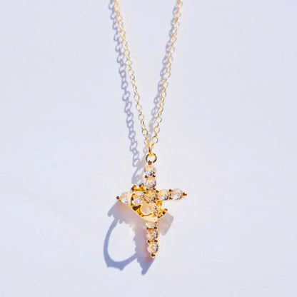 Crown of Faith Necklace Charm - Faie Jewels